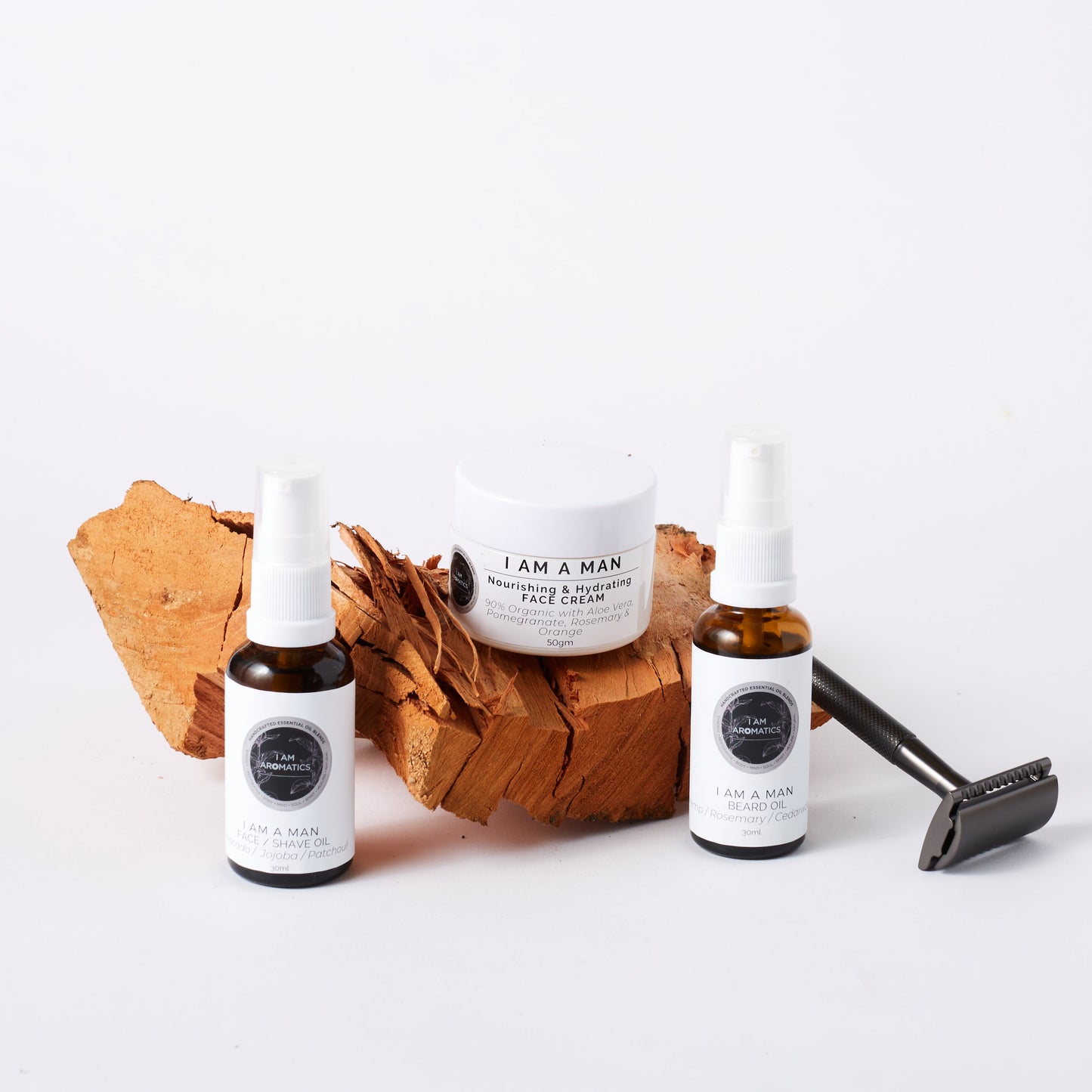 mens shaving / facial oil, beard oil & face cream