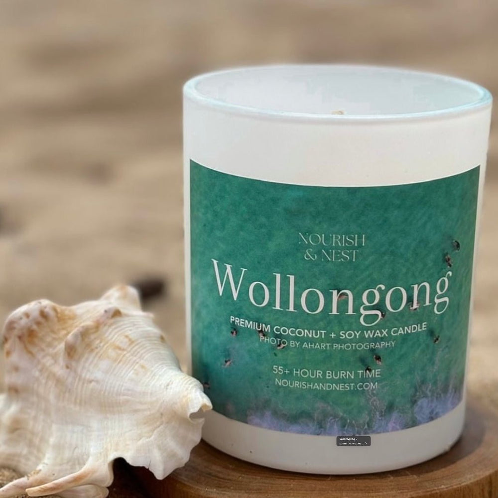 Wollongong scented candle - candles for gifting - local gift store Thirroul NSW