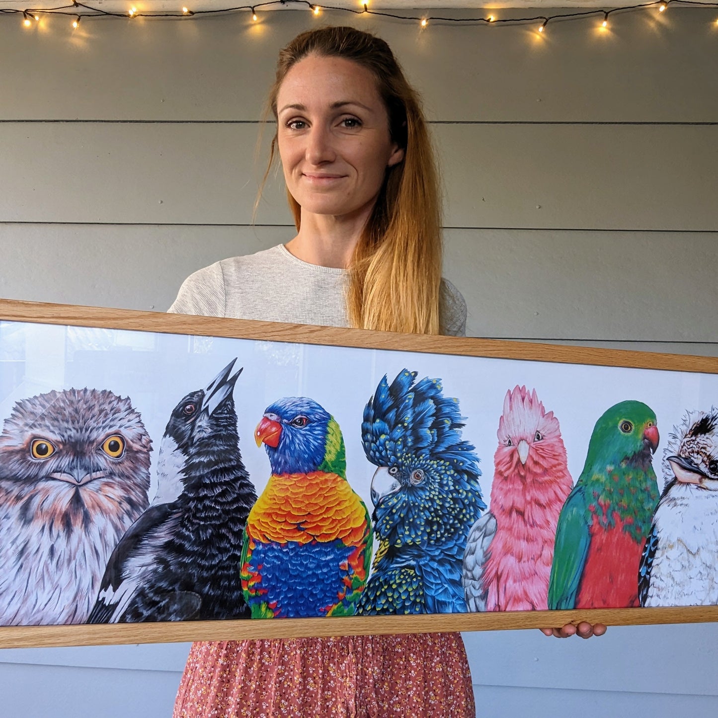 Hand drawn artwork by local Artist Abigail Mclure. Shop in store at Thirroul + Co, Thirroul NSW.